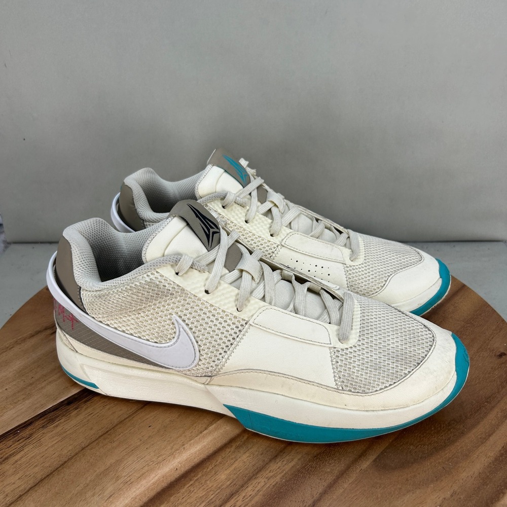 Nike Ja 1 Day One Basketball Shoes Mens Size 11 White Citron DR8785-102